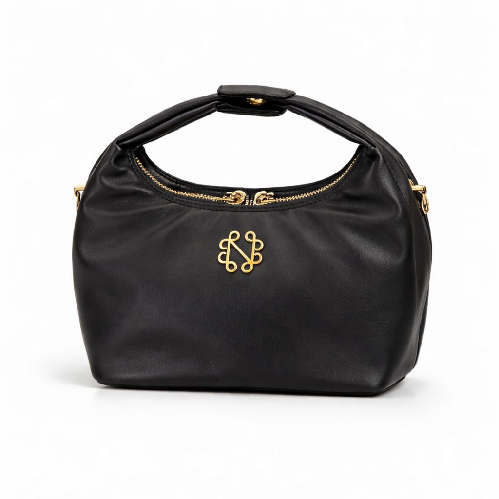 The Noir Curve Bag in Black