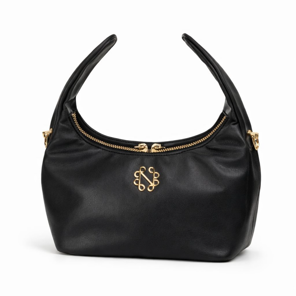 The Noir Curve Bag in Black